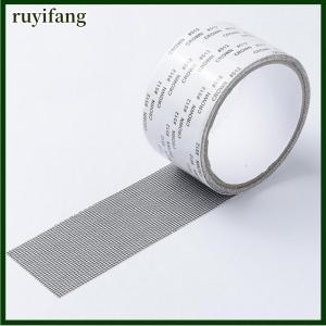 ruyifang ชุดซ่อมแผ่นติดประตูหน้าต่าง2ม. แผ่นปิดรูตาข่ายไฟเบอร์กลาส