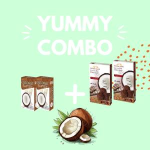 ขนมแบบSet คุ้ม มะพร้าว บิสกิน2 ช้อกโกแลตโคโค่นัท2