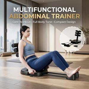 Ab Crunch Machine Portable Sit Up Exercise Equipment Abdominal Sit Up Aid with Resistance Band