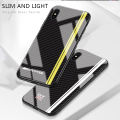 ZeroQiQi Case For Realme 12x 5G Famous Racing Car Logo Phone Case For boys Case Modified Stripe Design Carbon Fiber Tempered Glass Back Cover Casing. 