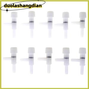 [Duola] 10ชิ้นท่อลมสำหรับตู้ปลาวาล์วควบคุมการไหลปริมาตรถังปั๊มลมออกซิเจน