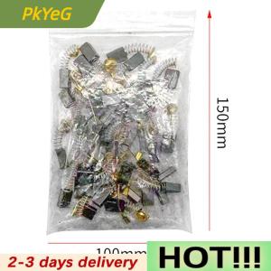 PkYeG 50pcs Carbon Brush Replacement Kit Fit For Drills Sanders Grinders & Motors Durable Motor Parts