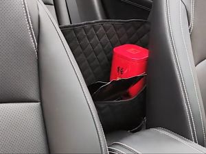 SuperRide Large Capacity Car Seat Back Middle Organizer Elastic Storage Bag Holder Pouch