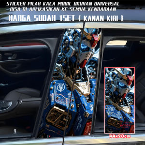 Car B Column Decorative Sticker Personalized Creative B Column Stickers Protection Clown Jinks Decorative 135 Gundam