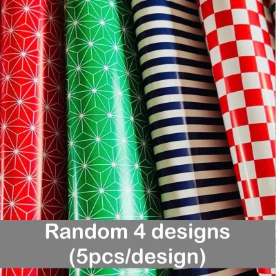 Coated/Glossy Gift Wrapper for All Occasion - 20pcs/roll