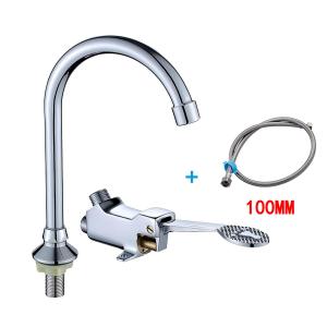 Foot Pedal Valve Faucet Copper Basin For Home1