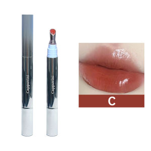 Ta💋.Lip Gloss Watery Essence Lip Glaze Kaca Lip Gloss Nude Warna Pemutih Lip Glaze