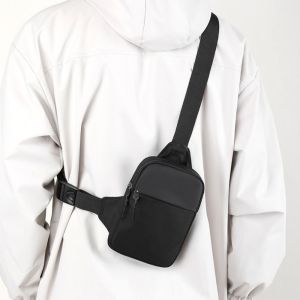 YUANZ Oxford Crossbody Slings Bag Portable Mobile Phone Bag Casual Waterproof Mini Chest Bag for Outdoor