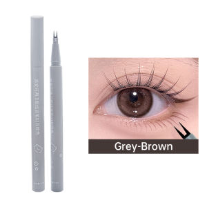 F.six👍Two Claws Eyeline Pen Bifurcate Style Lower Eyelash Pen Quick Drying Lasting Eyeline Pen