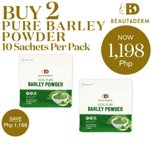 Beautederm Pure Barley Powder – 10 Sachets Promo Buy 1 Take 1