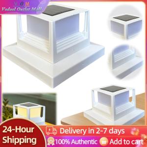 Weatherproof Solar Garden Post Cap Lights for Fence Gate and Patio Pathway Illumination