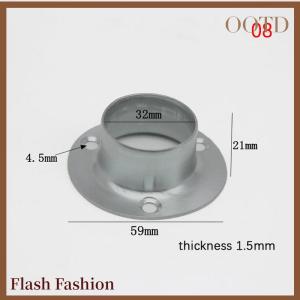 [Falsh F] Thép không gỉ mặt bích ghế cho tủ quần áo Rèm vải Thanh chỗ ngồi ống tròn Ghế khung đồ nội thất gia đình phần cứng khăn ống chủ