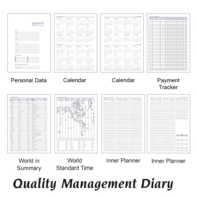2027 B5 Quality Management Diary (01QMD) | Hard PVC Cover Diary | Planner Diary book | Buku Nota | Buku Catatan | 日記本