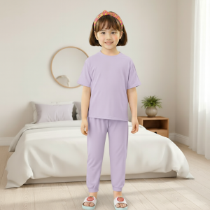 HTPH MYCA Play & Lounge Kids Two-Piece Set – Soft Cotton Knit in 5 Colors