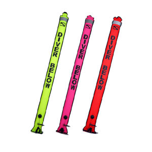 ทุ่นบอกตำแหน่งดำน้ำ อุปกรณ์เพื่อความปลอดภัย ทุ่นดำน้ำ แบบเป่าลม