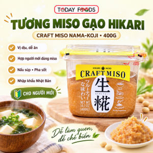 Tương Miso Gạo Hikari CRAFT MISO Nama-Koji 400g Nhật Bản – Vị Dịu Dễ Ăn Cho Người Mới Nấu Súp & Pha Sốt