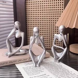 ตู้ทีวี ตกแต่งบ้าน โต๊ะกาแฟ ตู้ไวน์ ทางเข้า ศิลปะ ตุ๊กตาเงินระดับสูง