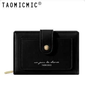 CATHERINE BAG#8735 KOREAN BIFOLD SMALL WALLET LEATHER MATERIAL FOR WOMEN