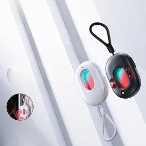 【การป้องกันการแอบมองอัปเกรดอีกครั้ง】เครื่องตรวจจับการแอบมองและระบบเตือนภัยสำหรับประตูและหน้า/เครื่องตรวจจับความปลอดภัยรุ่นที่สองอัจฉริยะอัปเกรด สัญญาณเตือนการแอบมองประตูและหน้าต่าง