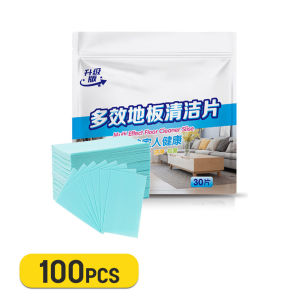 30pcs Floor Cleaner Sheets Rinse Free Household Cleaning Tools Dissolving Floor Cleaning Paper Detergent
