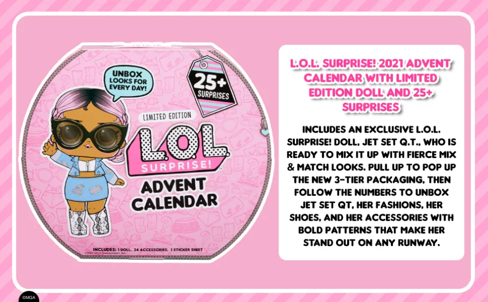 Surprise Advent Calendar Lol Surprise Ootd Limited Edition Lol