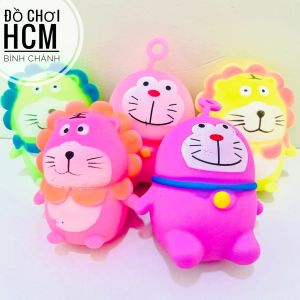 [HOT] Đồ chơi trẻ em Squishy Mochi bóp mềm giúp giảm stress giảm căng thẳng hình doremon sư tử vui nhộn cho bé