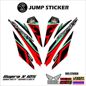 Stiker striping SUPRA X 125 - WAVE 125 R grafis variasi 050