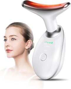Oriflame Neck and Face Massager Face Roller Face Sculpting Skin Care Tool Improve Firm Tightening and Smooth 3 Modes White