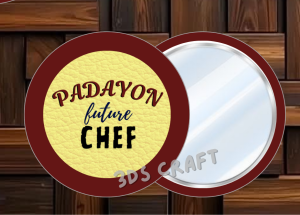PADAYON future Profession Pin Badge/Pocket Mirror - 58mm - choose customized and PM for the profession preferred