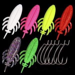 Gói 6 con mồi mền ( bọ ú ) 14g- lure nổi - Chuyên lure cá lớn