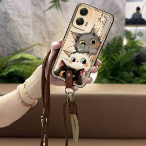 Dirt-resistant Durable Phone Case For MOTO G Stylus 5G 2024 Diagonal Full wrap Soft case Back Cover protective Cartoon