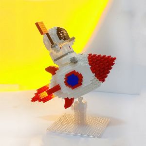 Building Block Astronaut 太空人微颗粒积木创意益智礼品玩具 Blok Binaan Angkasawan Micro 3D Diamond Small Block Toy