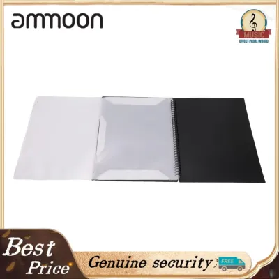 ammoon A4 Piano Music Sheet Folder Expandable Hollow Marking 40 Sheets Capacity Drum Score Holder for Students Band Performers