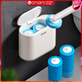 8pcs Disposable Toilet Brush Head Replaceable Cleaner 3 Flavours. 