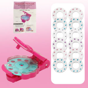 120PCS DIY Diamond Makeup Set Flashing Girl Hair Beauty Tool Kids Glitter Diamond Styling Toys Set