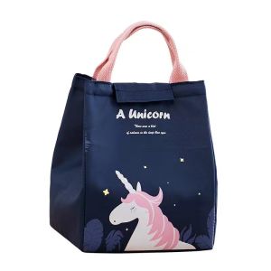 HTF.waterproof thermal insulation food lunch bag picnic bag Unicorn insulated lunch bag