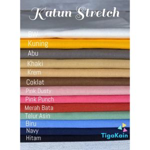 0.5 Meter Bahan Kain Katun Stretch premium lembut Motif Karakter Untuk Berbagai Keperluan Warna Pilihan Dan Variasi - Lazada