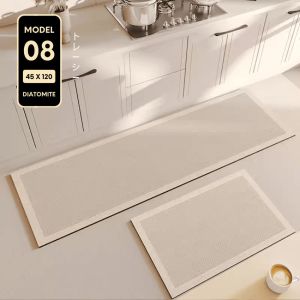 Thảm silicon thấm nước chống trơn để phòng bếp thảm đá siêu thấm nước phong cách sang trọng