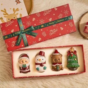 Christmas Gift Box Gifts Santa Claus Desktop Ornaments Tree Decorations Souvenirs Toys Small Gifts for Children圣诞节礼盒礼品圣诞老人桌面摆件树装饰品伴手礼玩具送儿童小礼物