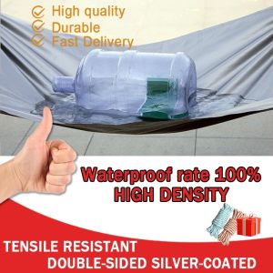 Sunblock Tarpaulin heat proof waterproof double silver coated thickening cloth Stretch Resistance