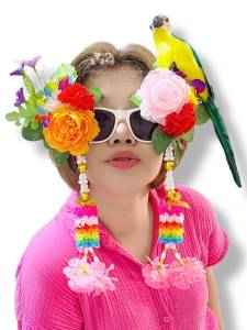 (1 อัน) แว่นตาดำดง แว่นดำดง แว่นตาสงกรานต์ แว่นตาแฟนซี แว่นดำ แว่นกันแดด พร็อพสงกรานต์ ลิเกดำดง headband m24