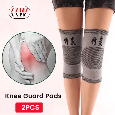 CCW 1Pair Bamboo Charcoal Knee Guard Pads Protector Support Sport Safety Kneepads Elastic Breathable Knee Guard Keep Warm