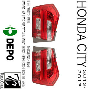DEPO HONDA CITY 2012-2013 TAIL LAMP LEFT & RIGHT GLASS