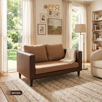 Offo Living - Sofa Aluna Sofa 2 Dudukan Minimalis