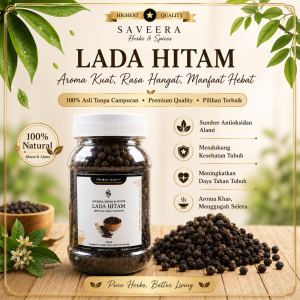 Biji Lada Hitam II Black Paper non Bubuk I Rempah JSR Asli Alami Pilihan Terbaik
