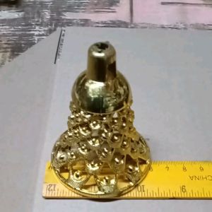 decoration plastic Bell gold colour 20 piece or 50 piece 1 set