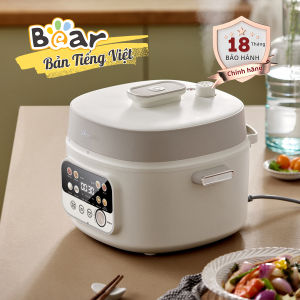 Nồi áp suất Bear 4L SB-AS40W bản Tiếng Việt bảo hành Chính hãng 18 tháng