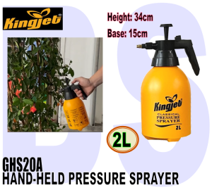BANSOON KINGJET 2ltr Hand-Held Pressure Sprayer (car wash gardening watering plantsetc)