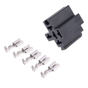 40A 5 pin Relay ổ cắm kết nối với 5x6.3mm thiết bị đầu cuối Xe Tải xe rela