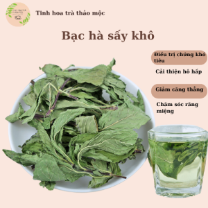 Bạc hà lá sấy khô làm đẹp làm trà loại ngon 100 gram_tinhhoatrathaomoc